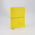 Hot Sale classic design 120 sheets leather soft cover notebook